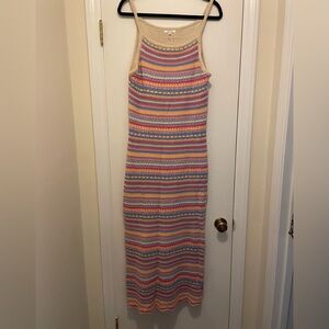 Z Supply Colorful Knit Midi Dress